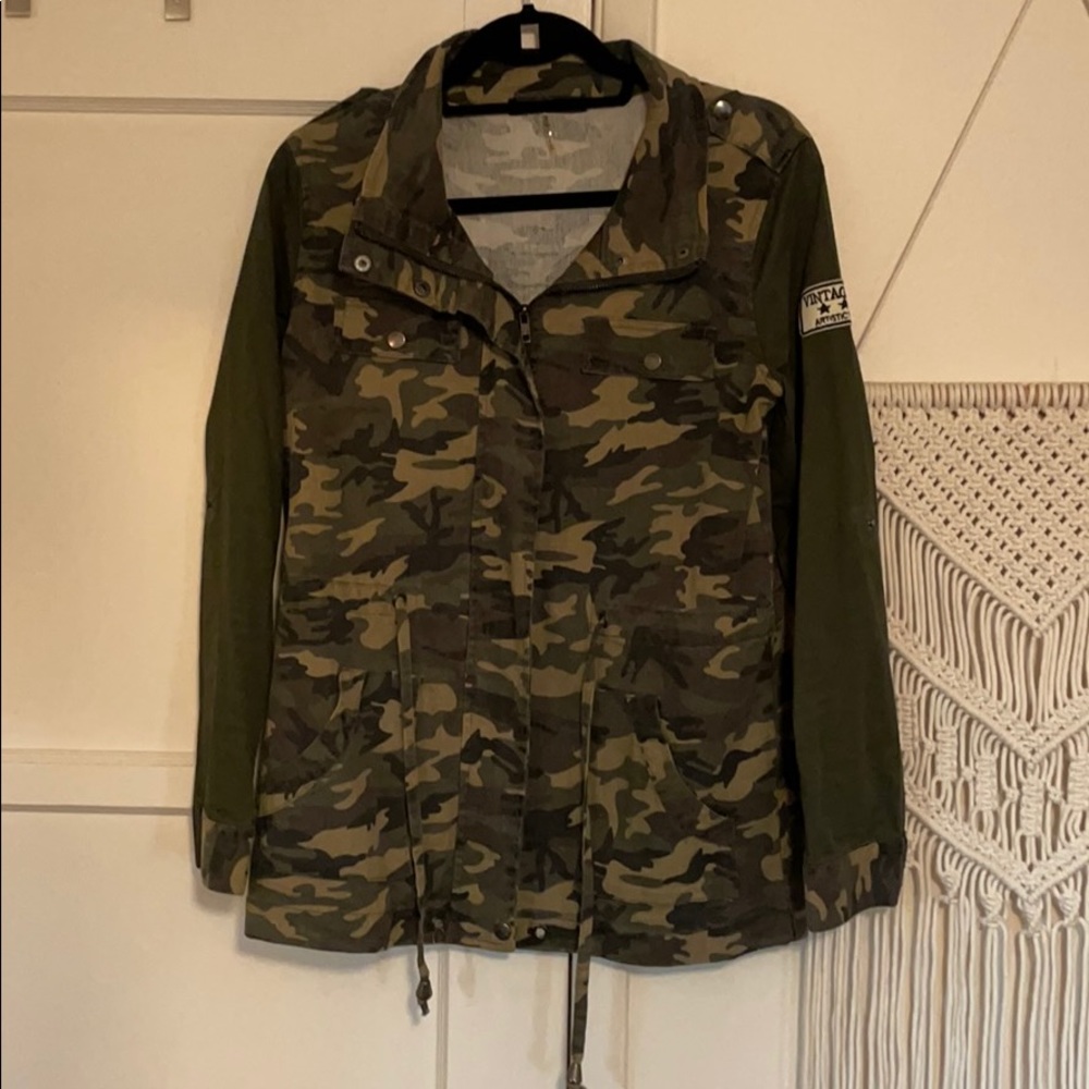 Vintage looking military jacket